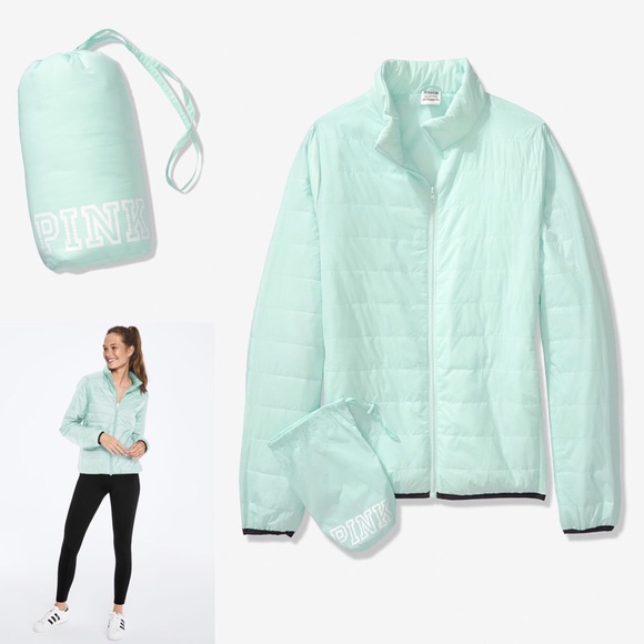PINK Victoria's Secret Jackets & Blazers - PINK VS 💕 Packable Puffer